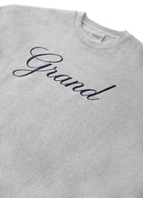 Load image into Gallery viewer, Grand Collection - Embroidered Crewneck in Ash Grey
