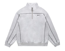 Load image into Gallery viewer, Grand Collection - Quarter Zip in Piping Ash Grey
