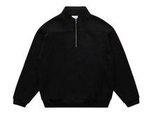 Load image into Gallery viewer, Grand Collection - Quarter Zip in Piping Black
