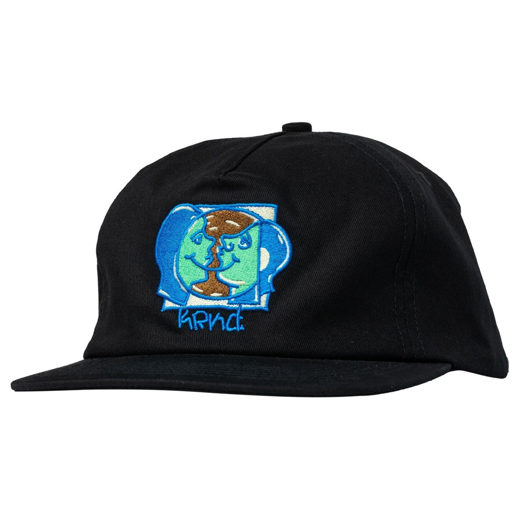 Krooked - Moonsmiley Snapback in Black