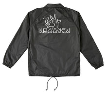 Load image into Gallery viewer, Krooked - Tarragon Windbreaker in Black/White
