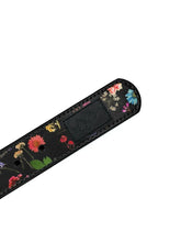 Load image into Gallery viewer, Loosey Loves You - Smell The Flowers Black/Floral Belt
