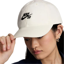 Load image into Gallery viewer, Nike SB - Club Unstructured Skate Cap in Sail/Black
