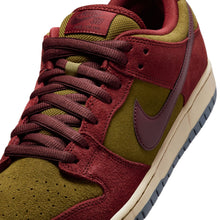 Load image into Gallery viewer, Nike SB - Dunk Low Pro in Dark Team Red/Burgundy Crush-Olive Flak
