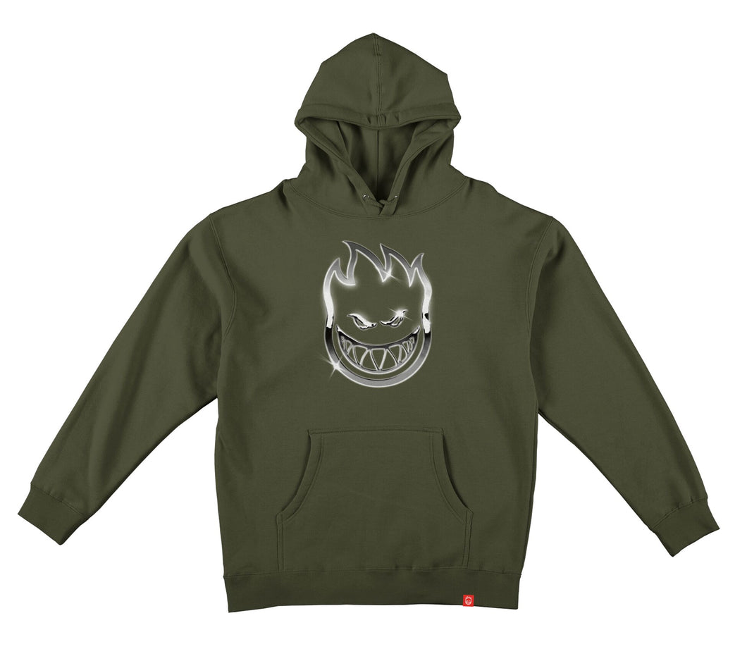 Spitfire - Chrome Bighead Hood in Army/Multi Color Print