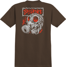 Load image into Gallery viewer, Spitfire - Gas Mask Tee in Dark Chocolate
