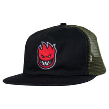 Load image into Gallery viewer, Spitfire - Big Head Fill Snapback in Black/Olive
