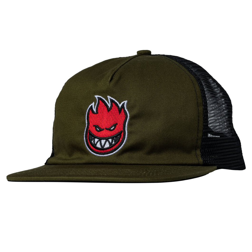 Spitfire - Bighead Fill Snapback in Olive/Black