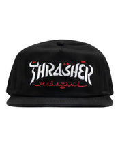 Load image into Gallery viewer, Thrasher Magazine - Calligraphy Snapback in Black
