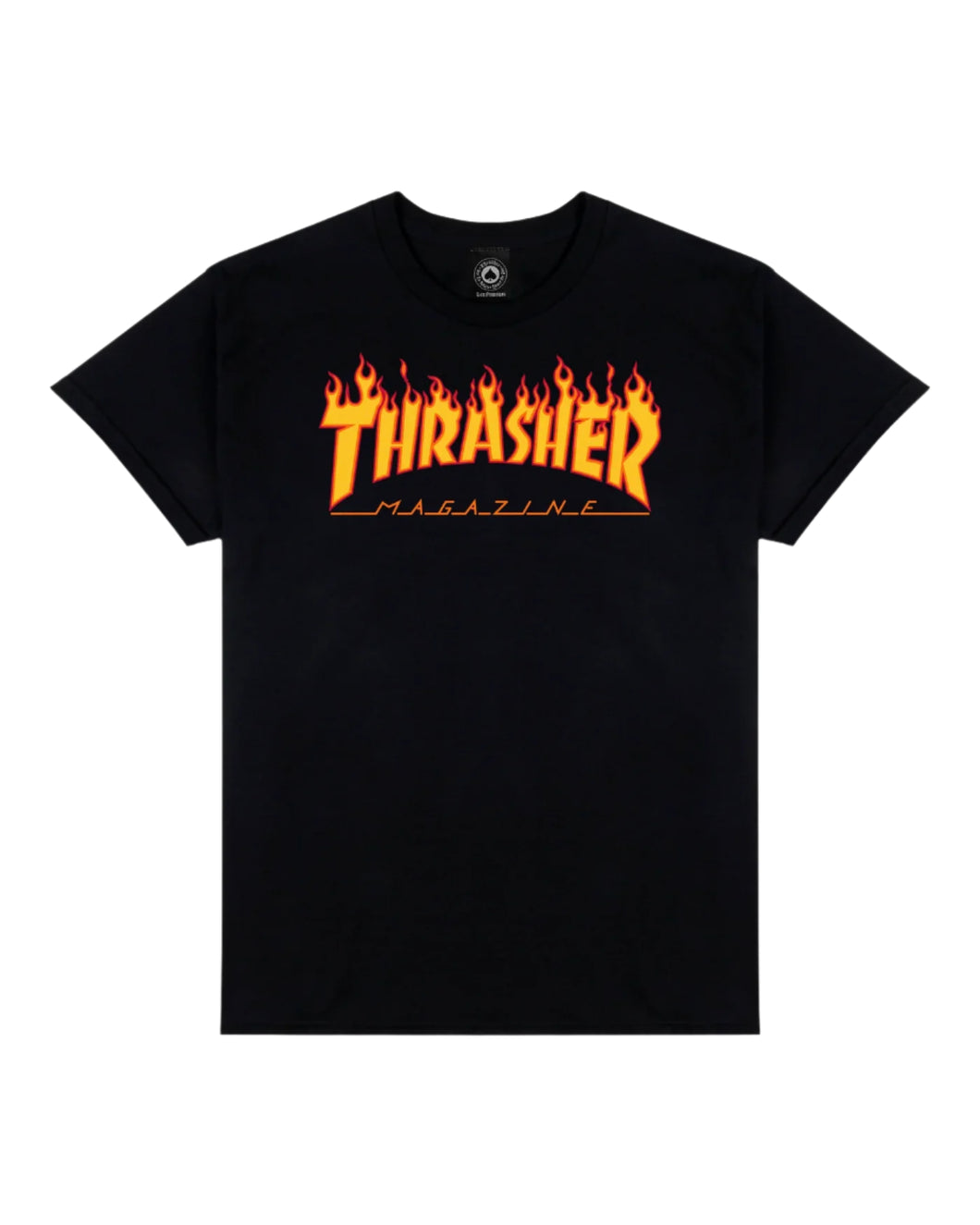 Thrasher Magazine - Flame Logo T-Shirt in Black