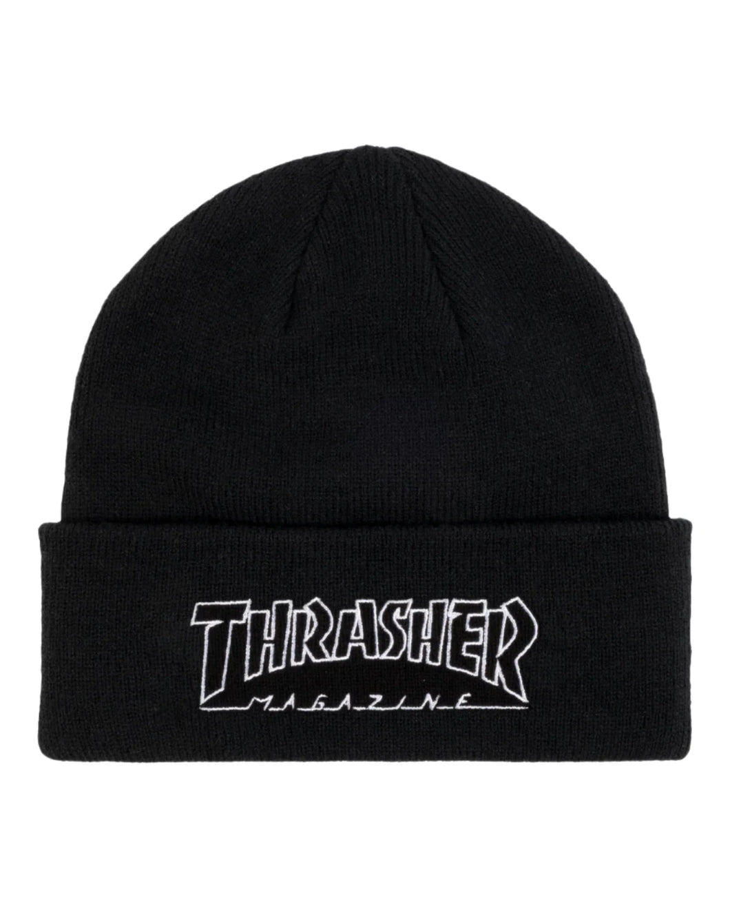 Thrasher Magazine - Outlined Logo Beanie in Black