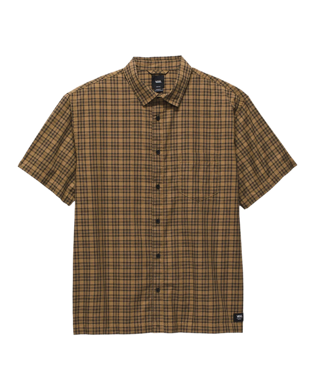 Vans - Whilshire Mini Plaid Woven Shirt in Dirt Black