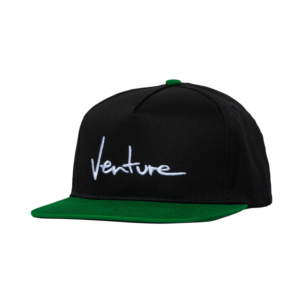 Venture - Basic '92 Snapback in Black/Green