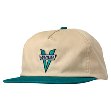 Load image into Gallery viewer, Venture - Heritage Snapback in Tan/Jade
