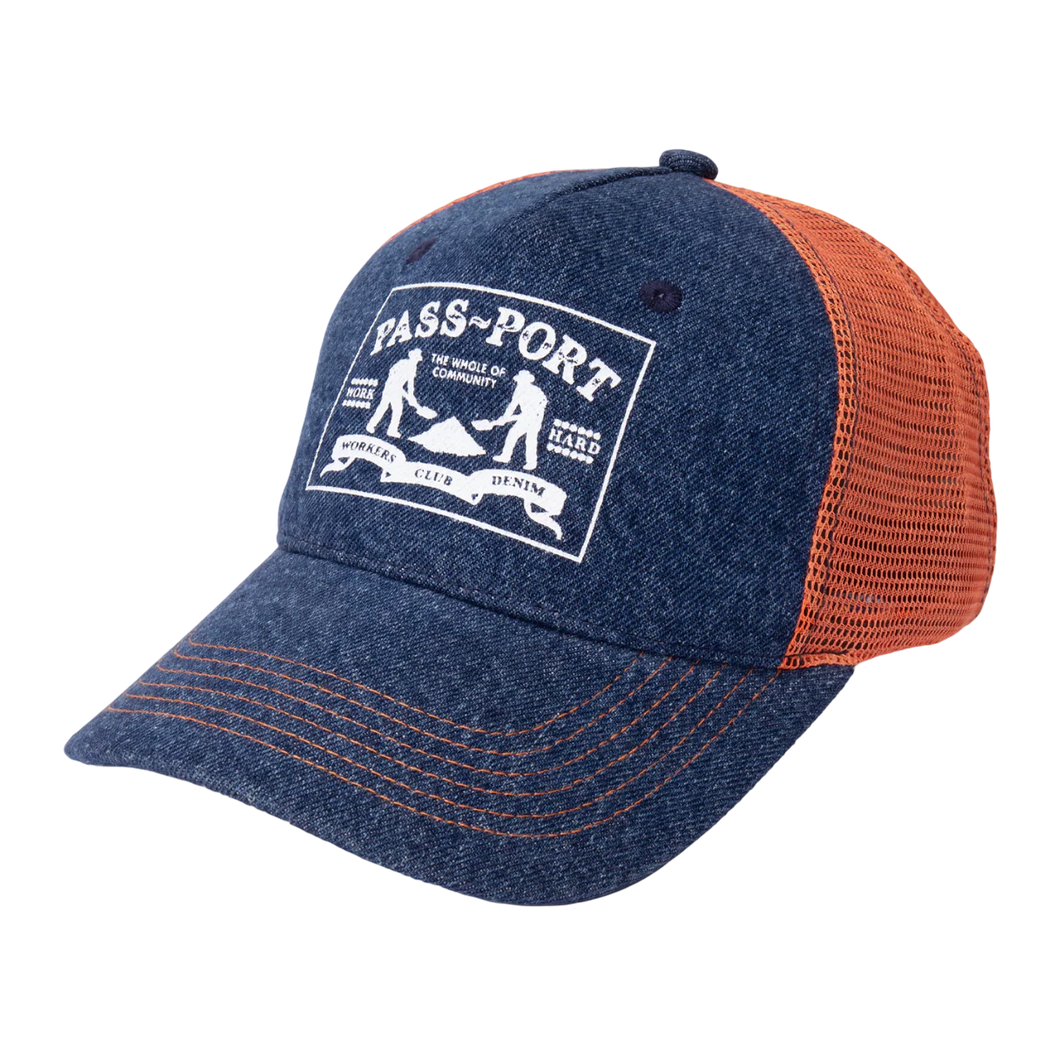 Passport - Workers Club Denim Packers Trucker in Dark Indigo