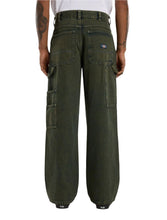 Load image into Gallery viewer, Dickies - Loose Denim Painter Pants in Green Tone Fade
