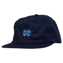 Load image into Gallery viewer, Krooked - Eyes Snapback in Navy/Back
