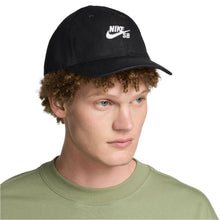 Load image into Gallery viewer, Nike SB - Club Unstructured Skate Cap in Black/White
