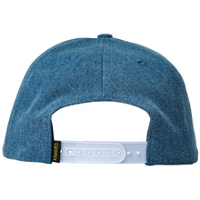 Load image into Gallery viewer, Krooked - Eyes Snapback in Washed Denim/Yellow
