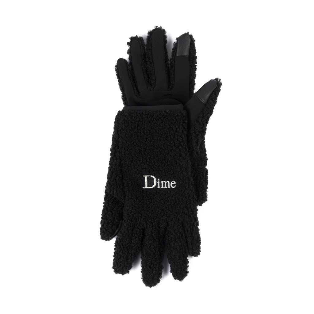 Dime - Classic Polar Fleece Gloves in Black