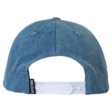 Load image into Gallery viewer, Spitfire - Big Head Fill Snapback in Washed Denim/Red
