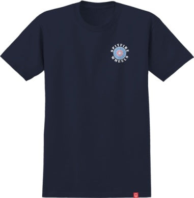 Spitfire - Classic Fill T-shirt in Navy/White Blue & Red