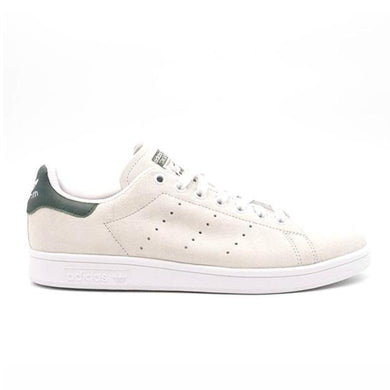 Adidas Stan Smith Shoe in White and Mineral Green