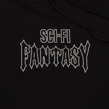 Load image into Gallery viewer, Sci-Fi Fantasy - Studded Biker Hoodie in Black
