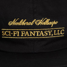 Load image into Gallery viewer, Sci-Fi Fantasy - Neoliberal Hellscape Hat in Black
