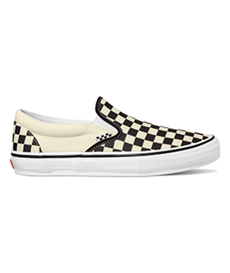 Vans - Skate Slip-On in Black/Off White Checkerboard