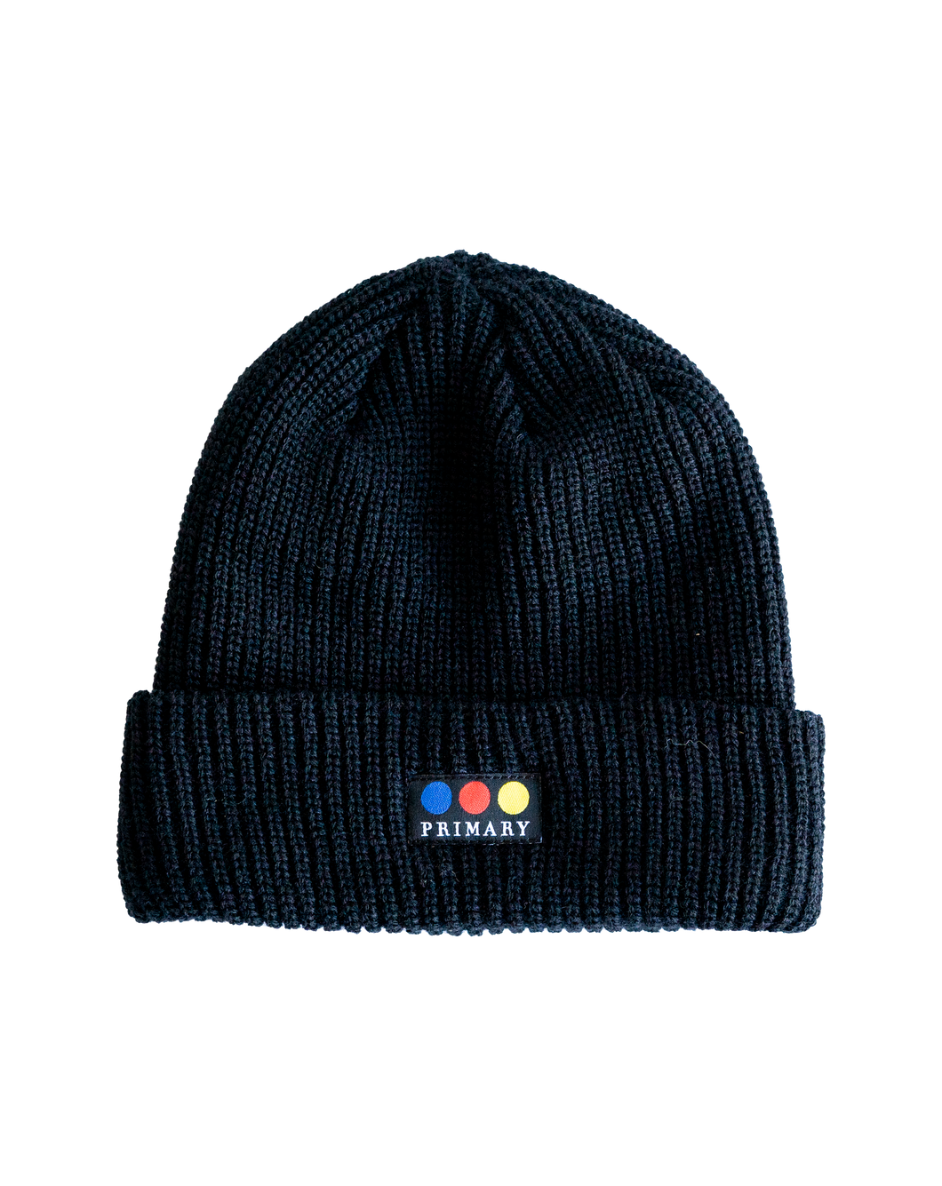 Primary skateboards - Watchman Ribbed Beanie in Black