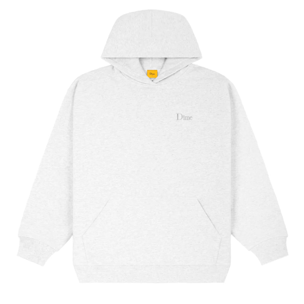 Dime - Classic Small Logo Hoodie in Ash